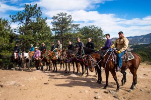 Team on horseback